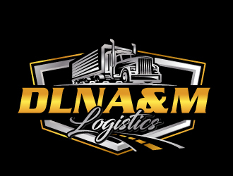 DLNA&M LOGISTICS  logo design by jaize