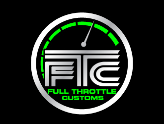 Full Throttle Customs logo design by Suvendu