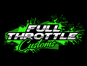 Full Throttle Customs logo design by Suvendu