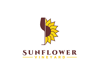 Sunflower Vineyard logo design by ndaru