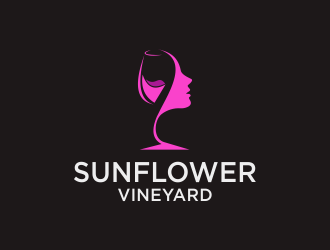 Sunflower Vineyard logo design by azizah