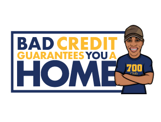 Bad Credit Guarantees You A Home logo design by Dakouten