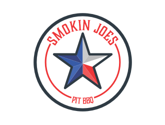 Smokin Joes Pit BBQ logo design by Garmos