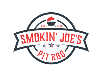 Smokin Joes Pit BBQ logo design by Garmos