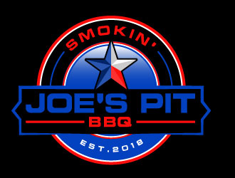 Smokin Joes Pit BBQ logo design by aryamaity
