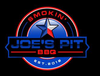 Smokin Joes Pit BBQ logo design by aryamaity