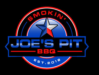 Smokin Joes Pit BBQ logo design by aryamaity