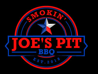 Smokin Joes Pit BBQ logo design by aryamaity