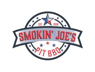 Smokin Joes Pit BBQ logo design by Garmos