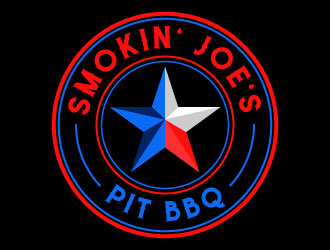 Smokin Joes Pit BBQ logo design by aryamaity