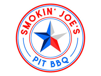 Smokin Joes Pit BBQ logo design by aryamaity
