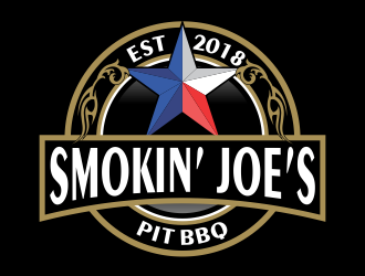 Smokin Joes Pit BBQ logo design by Kruger