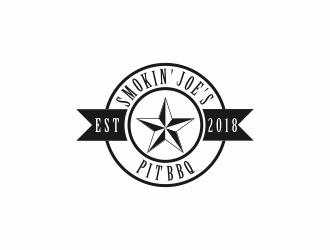 Smokin Joes Pit BBQ logo design by y7ce