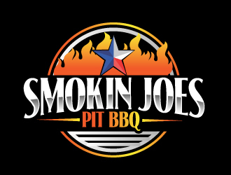 Smokin Joes Pit BBQ logo design by AamirKhan
