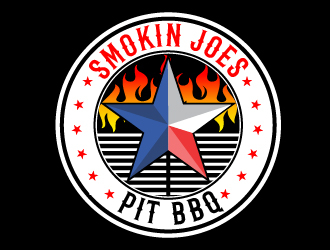Smokin Joes Pit BBQ logo design by Suvendu