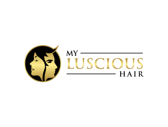 My Luscious Hair logo design by GassPoll