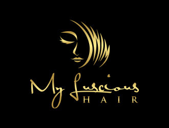 My Luscious Hair logo design by GassPoll