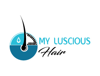 My Luscious Hair logo design by Suvendu