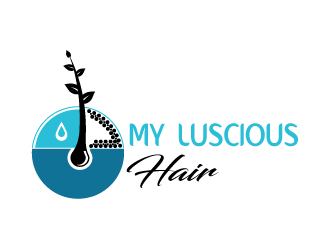 My Luscious Hair logo design by Suvendu