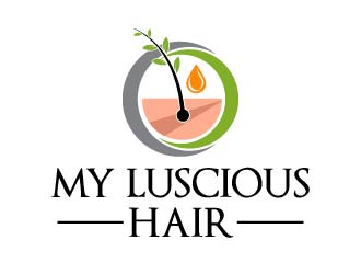 My Luscious Hair logo design by Suvendu