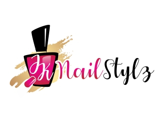 JK_NailStylz logo design by ruki