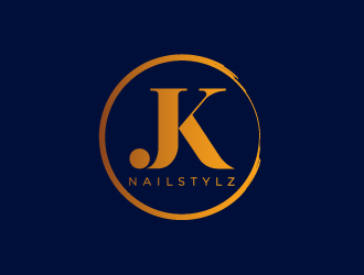 JK_NailStylz logo design by NadeIlakes