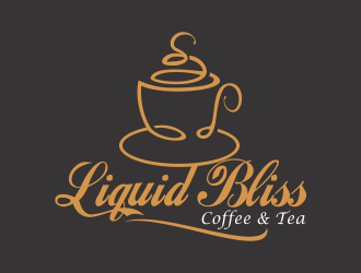 Liquid Bliss Coffee & Tea logo design by santrie