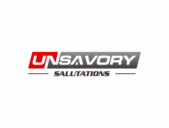Unsavory Salutations logo design by Zeratu