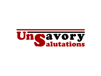 Unsavory Salutations logo design by Garmos