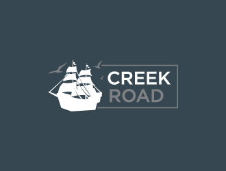 Creek Road logo design by bernard ferrer