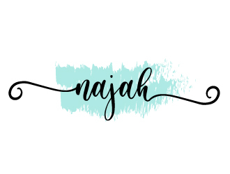 naj or Najah logo design by AamirKhan