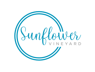 Sunflower Vineyard logo design by Inaya