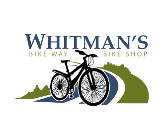 Whitmans Bike Way Bike Shop logo design by Suvendu