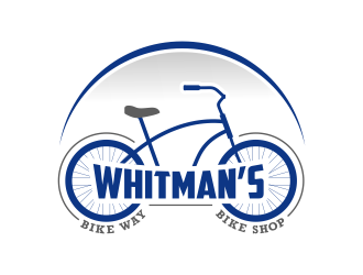 Whitmans Bike Way Bike Shop logo design by Gopil