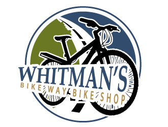 Whitmans Bike Way Bike Shop logo design by Suvendu