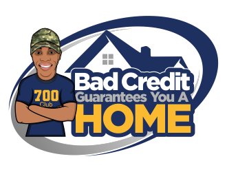 Bad Credit Guarantees You A Home logo design by M J