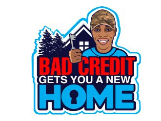 Bad Credit Guarantees You A Home logo design by veron