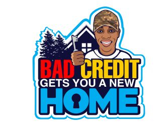 Bad Credit Guarantees You A Home logo design by veron