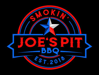 Smokin Joes Pit BBQ logo design by aryamaity