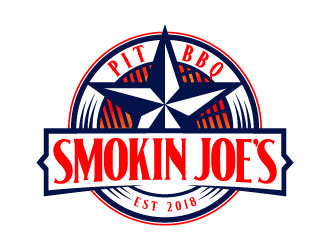 Smokin Joes Pit BBQ logo design by daywalker