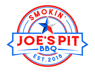 Smokin Joes Pit BBQ logo design by aryamaity