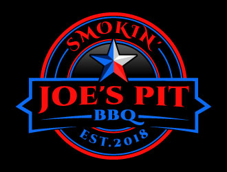 Smokin Joes Pit BBQ logo design by aryamaity
