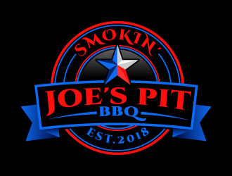 Smokin Joes Pit BBQ logo design by aryamaity