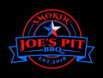 Smokin Joes Pit BBQ logo design by aryamaity