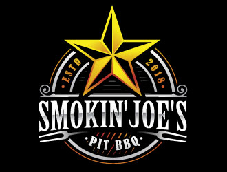 Smokin Joes Pit BBQ logo design by sanworks