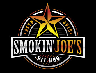 Smokin Joes Pit BBQ logo design by sanworks