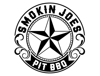 Smokin Joes Pit BBQ logo design by uttam