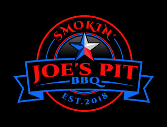 Smokin Joes Pit BBQ logo design by aryamaity