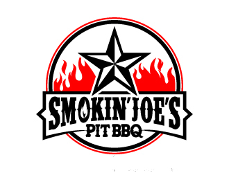 Smokin Joes Pit BBQ logo design by jaize