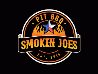 Smokin Joes Pit BBQ logo design by Bananalicious